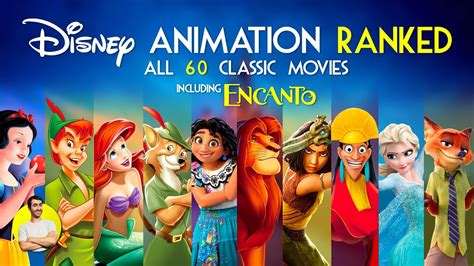 Disney Animation All Movies Ranked Worst To Best W Encanto YouTube