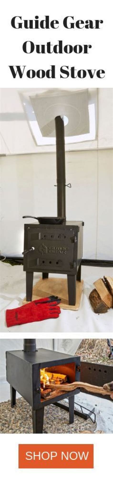 This is what comes in the box. Built to last. With Heating and Cooking capabilities the Guide Gear Outdoor Wood Stove is ...