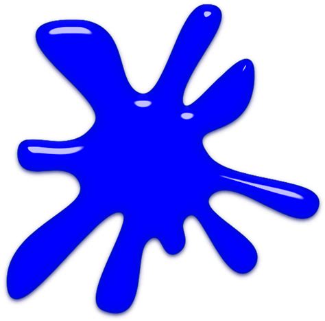 Download Blue Paint Splash Png Blue Paint Splatter Clip Art