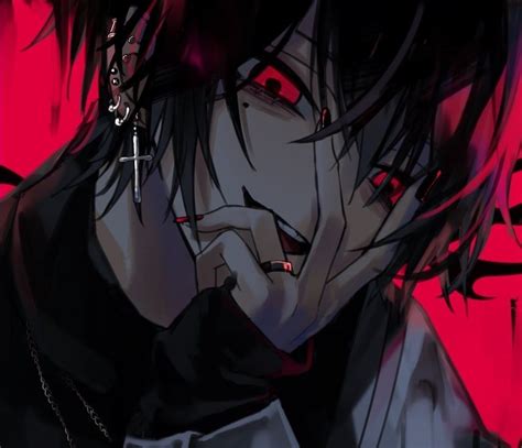Pin By ♡haru♡ On Anime Boys♡ Yandere Anime Dark Anime Guys Evil Anime
