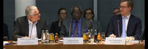 Fachgespräch Im Bundestag Zur Prävention Von Massenverbrechen