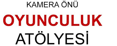 İstanbul Film Akademi nin Düzenlediği Kamera Önü Oyunculuk Atölyesi