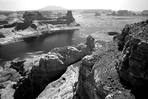 Black And White Landscape Mountain Nature Outdoors River Rocky