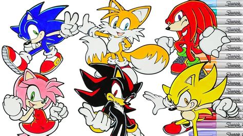 Manual free coloring pages of classic tails, proficiency sonic and. Sonic The Hedgehog Coloring Book Pages Compilation Tails ...