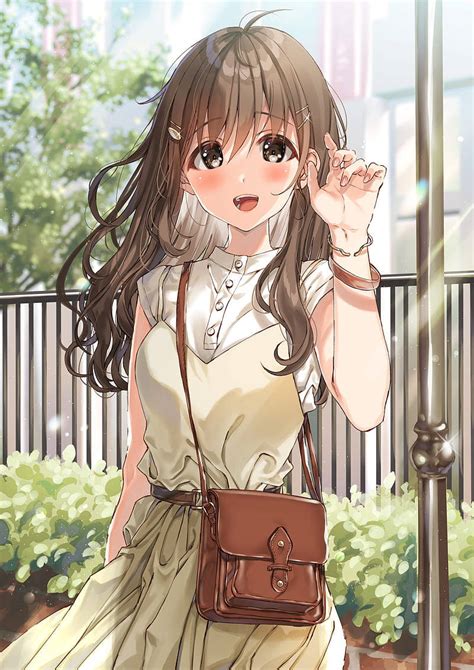 Download Kawaii Cute Girly Anime Brunette Wallpaper