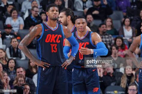 Paul George Russell Westbrook Photos And Premium High Res Pictures