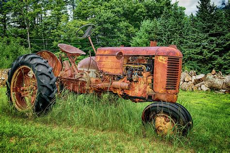 Rusty Tractor Photograph By Matthew Lerman Pixels