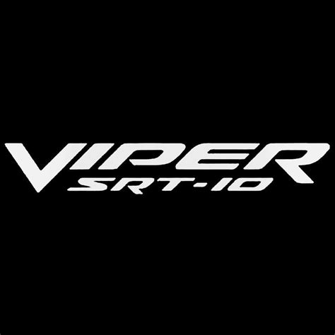Dodge Viper Srt 10 Decal Sticker