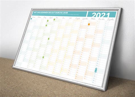 Jahreskalender 2021 mit feiertagen und kalenderwochen (kw) in 19 varianten, a4, hoch & quer. Jahreskalender 2019, 2020, 2021 zum Ausdrucken (bis 2023)