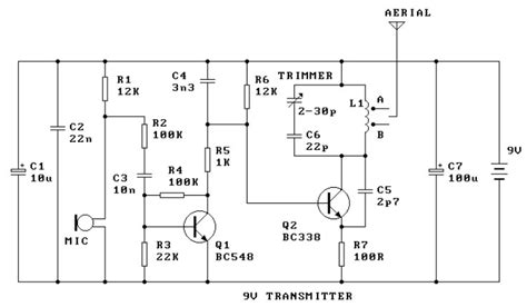 9v Fm Radio Transmitter Circuit Scheme