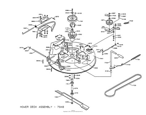 Dixon Ztr 3303 1997 Parts Diagram For Mower Deck Assembly