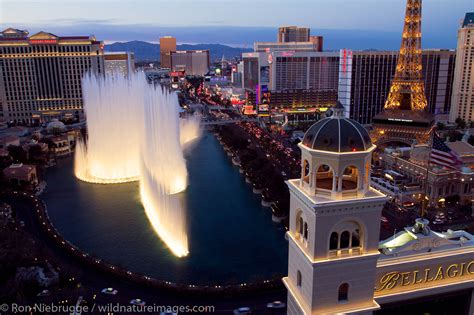 Bellagio Fountain Las Vegas Nevada Photos By Ron Niebrugge