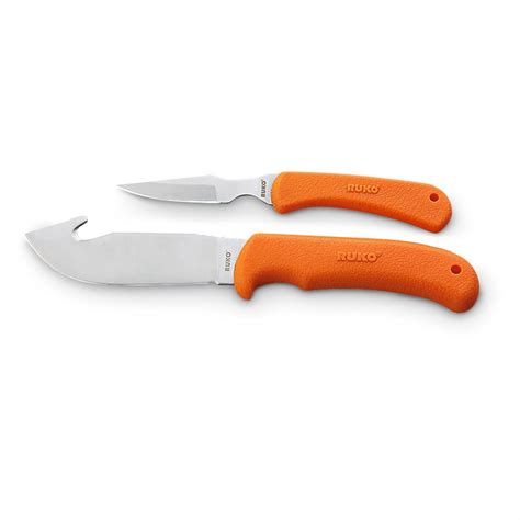 Ruko® Outfitter Skinning Knife Combo - 223987, Fixed Blade Knives at