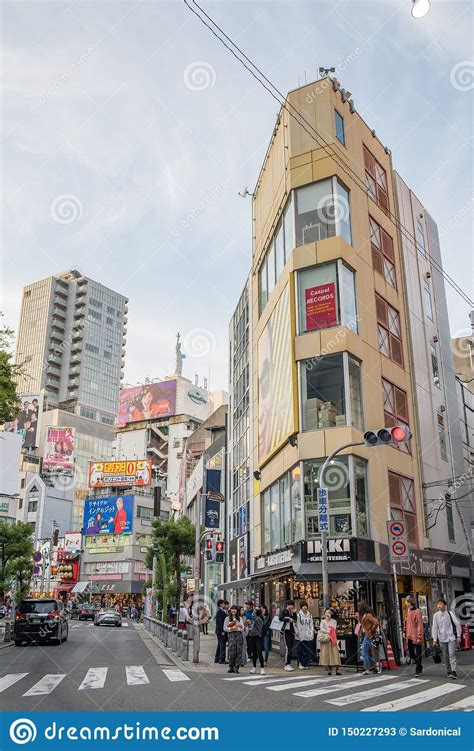 Traffic And Urban Life In Osaka Japan Editorial Stock Photo Image Of
