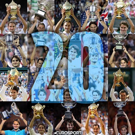 Roger Federers 20 Grand Slam Titles In Numbers Australian Open