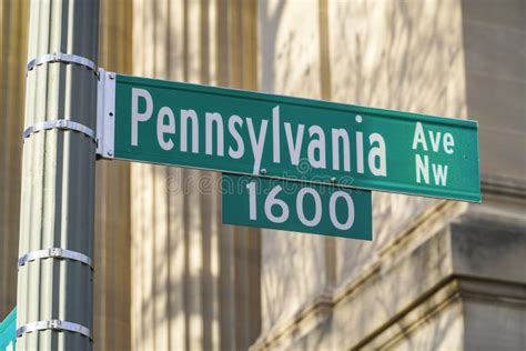 Street Sign Pennsylvania Avenue In Washington Dc Washington Dc