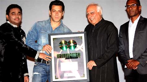 Salman Khan Launches A R Rahman And Kapil Sibals Album Raunaq Youtube