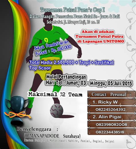 Brosur Turnamen Futsal Belajarsoalcrunch Vrogue Co