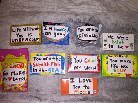 These valentines puns are perfect for kids valentine cards! Candy puns | Diy gifts for him