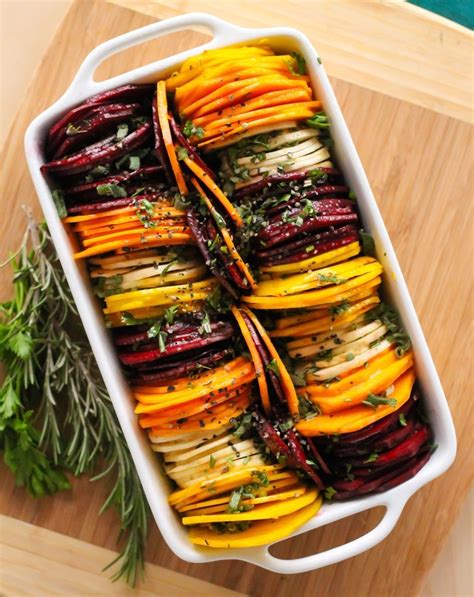 This easy roasted root vegetables recipe is simple to make, and is made all the more delicious with one special ingredient. Fancy Shmancy Herb Roasted Root Vegetables | My Fresh ...