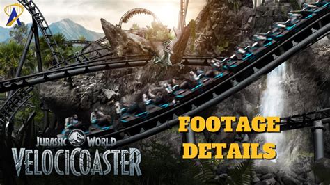 Jurassic World Velocicoaster Preview Footage Details At Universal
