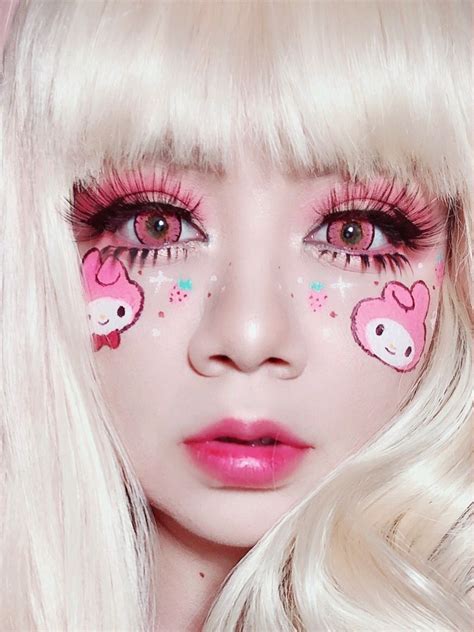 My Melody Makeup Instagram Kokoafranco Face Art Makeup Anime Makeup