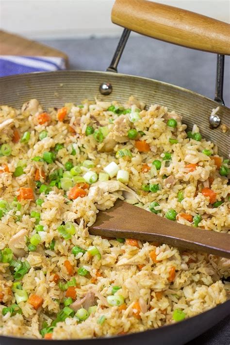 Easy Chicken Fried Rice Easy Weeknight Dinner Better Than Take Out