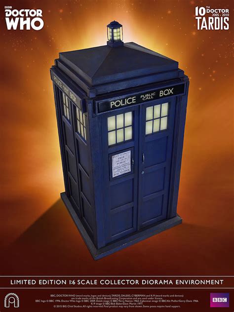An Accurately Scaled 16 Reproduction Of The 10th Doctors Tardis From