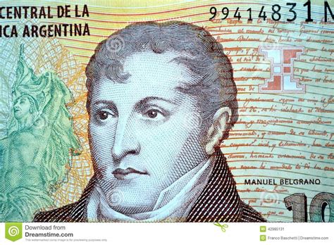 Explore tweets of belgrano @belgrano on twitter. Manuel belgrano ten pesos stock image. Image of bill ...