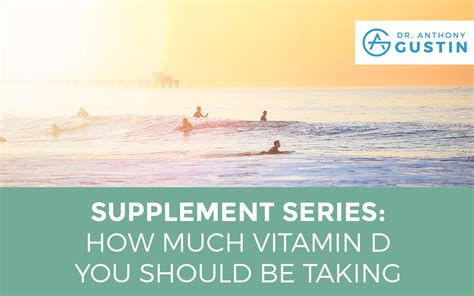 It seems like there's much better awareness these days about the importance of vitamin d. Supplement Series: How Much Vitamin D You Should Be Taking ...