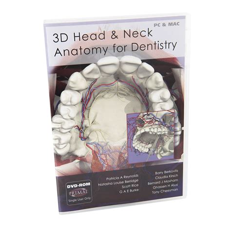 3d Head And Neck Anatomy For Dentistry Dvd Rom For Students 1010476