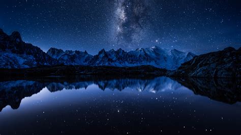 Wallpaper stars, mountains, lake, 5k, Space #17391 Space wallpapers hd full hd, hdtv, fhd, 1080p 1920x1080 sort wallpapers by: