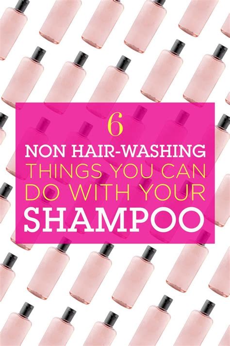 If you're a daily washer, the day before is good; 6 Non Hair-Washing Things You Can Do With Your Shampoo ...