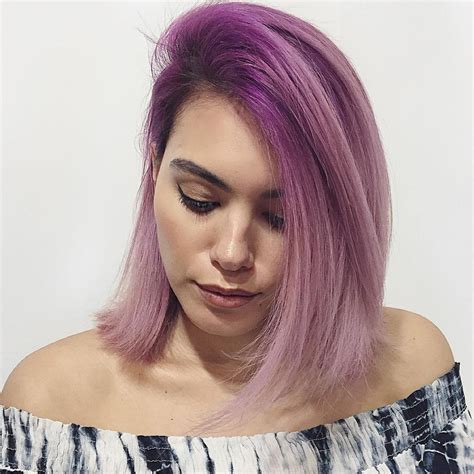 20 Collection Of Lavender Haircuts With Side Part