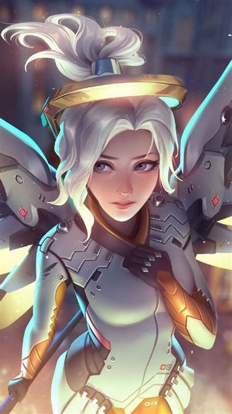 480x854 Mercy Overwatch Artwork Android One Hd 4k