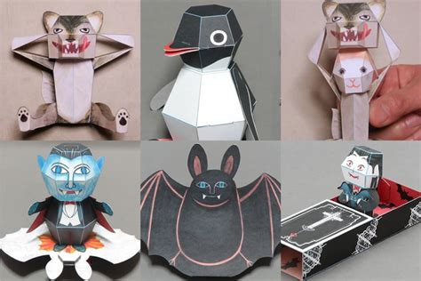 3free Papercraft Kinetic Paper Toy Kamikara Template Selkietwins