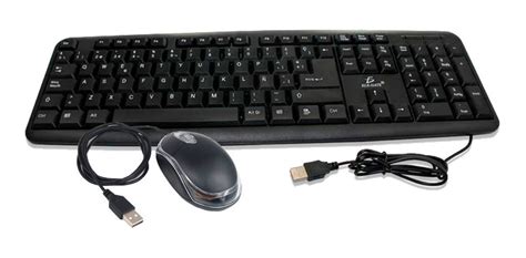 Kit Teclado Y Mouse Estándar Slim Usb Pc Laptop Computadoras 10500