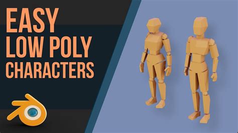 Create A Low Poly Person Blender 2 8 Beginners Intermediate YouTube