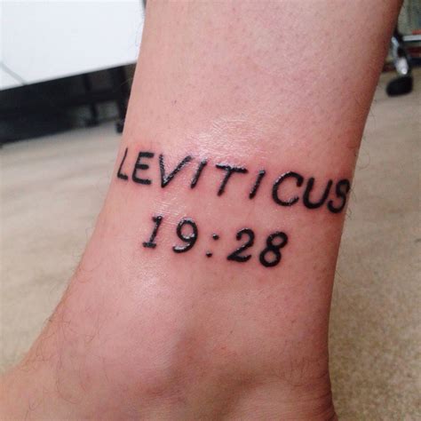 Leviticus 19 28 Tattoo