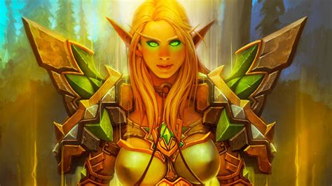 Wallpaper Illustration Video Games Women Anime World Of Warcraft PC Gaming Blood Elf