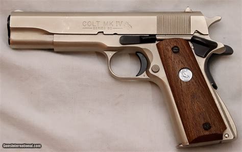Colt Government Model Mkiv Series 80 Stainless C1984