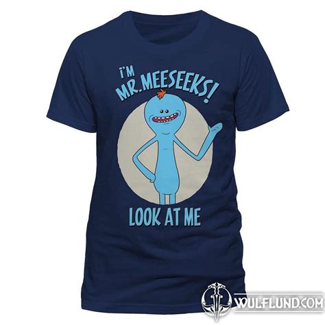 Rick And Morty Mr Meeseeks Unisex T Shirt Blue Rick And Morty