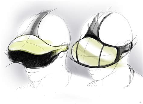 Vr Glasses Concept Sketches On Behance