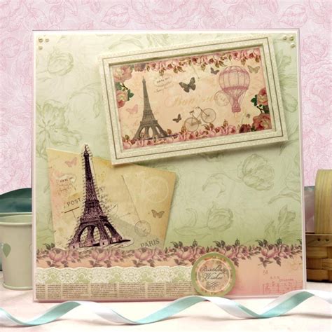 Card Created Using Hunkydory Crafts Antique Chic Luxury Card