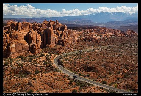 Picturephoto Scenic Road And Fiery Furnace Fins Arches