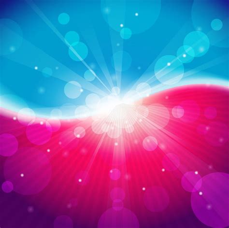 Abstract Light Blue Pink Bokeh Background Vector Free Vector Graphics