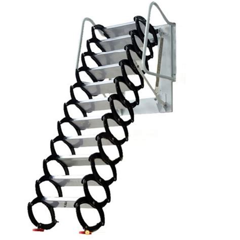 Buy Bjtdllx 12 Steps Wall Ed Folding Stairs Attic Steps Pull Down