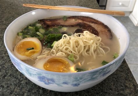 Homemade Tonkotsu Ramen With Chashu And Ajitsuke Tamago Recipe Food