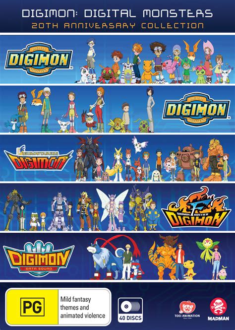 The bradford exchange offers a wide selection of collectables you won't find elsewhere, including figurines, clocks, dolls, music boxes and more. Australian Digimon 20th Anniversary DVD-Box Cover Art