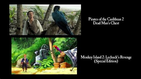 The monkey actor used in pirates of the caribbean: Monkey Island 2 Trailer -- Shot-by-shot Breakdown - YouTube